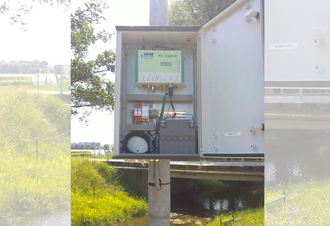 Measuring system for fast detection water level measurement 