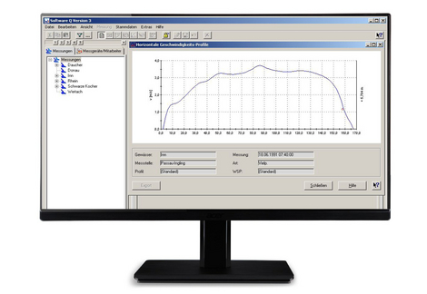 Software zur Auswertung von mobilen Durchflussmessungen (Punktmessungen) 