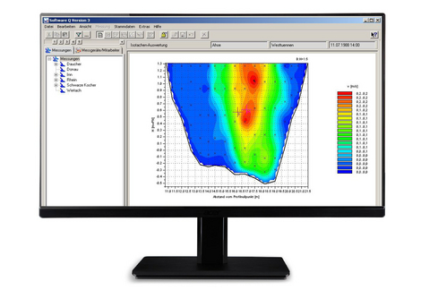 Software zur Auswertung von mobilen Durchflussmessungen (Punktmessungen) 