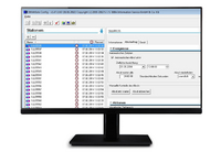 Convenient software (Windows) for automatic retrieval data from remote data transmission stations