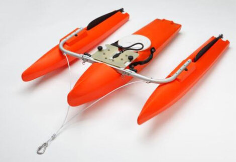 Mobile Durchflussmessung (Moving-Boat) mit 1200 kHz-Breitband-ADCP-Sensor inkl. Geräteträger
