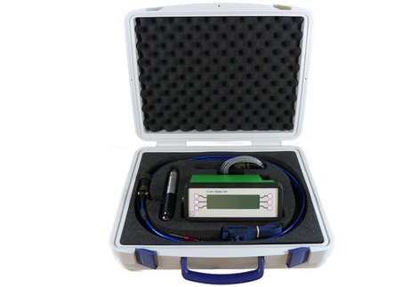 Mobile Durchflussmessung (Punktmessung) mit magnetisch-induktivem Sensor