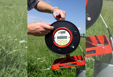 Mobiles Handgerät zur Wasserstand- und Temperaturmessung im Grundwasser