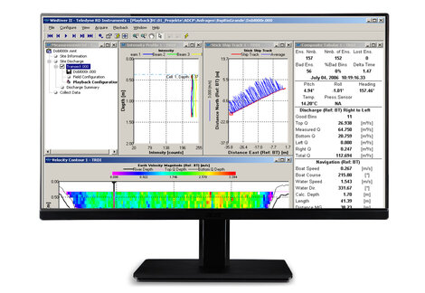 Bedien-und Auswertesoftware für ADCP-Sensoren von Teledyne RD Instruments