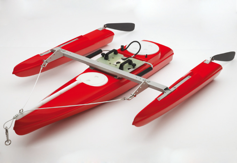 High-Speed-Geräteträger (Trimaran) für ADCP-Messungen