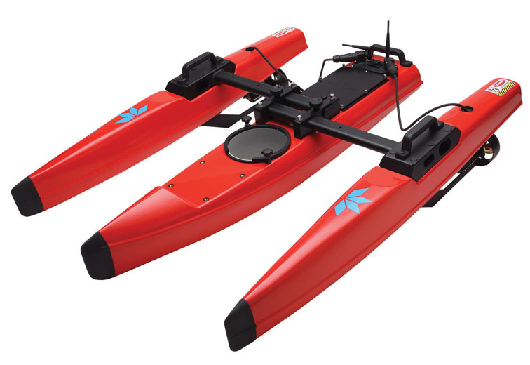 Motorbetriebener Geräteträger (Trimaran) mit Funkfernbedienung