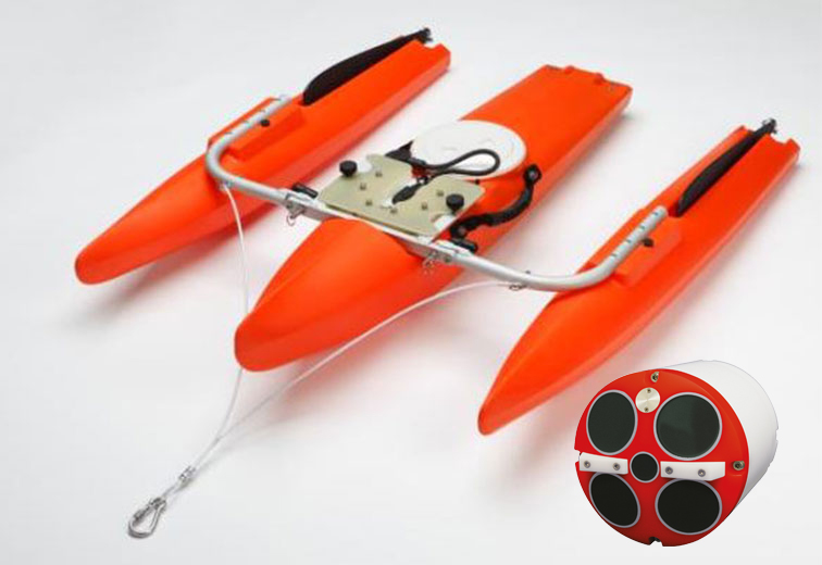 Sensor ADCP de banda ancha de 1200 kHz incl. porta instrumentos (trimarán)