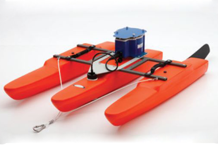 Stabiler Geräteträger (Trimaran) für ADCP-Messungen